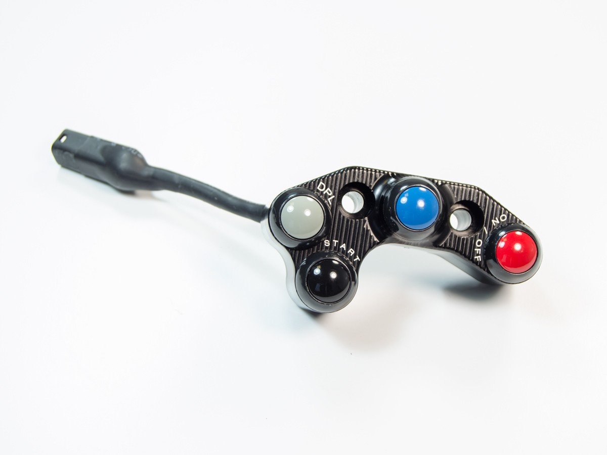 CPPI12 - DUCABIKE Ducati Panigale V4 (21/24) Brake Pump Bracket with Integrated Buttons (Brembo Radial/RCS) – Accessories in the Motodeal Motorcycle Aftermarket Accessories and Parts Online Shop