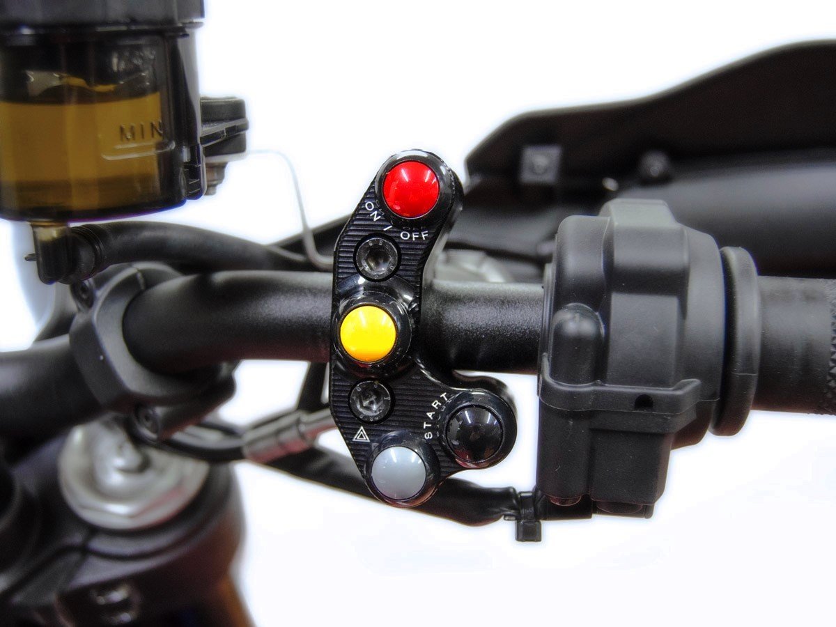 CPPI14 - DUCABIKE Ducati Brake Pump Bracket with Integrated Buttons (Brembo Radial/RCS) – Accessories in the Motodeal Motorcycle Aftermarket Accessories and Parts Online Shop