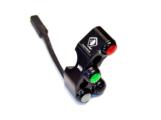 CPPI16 - DUCABIKE Ducati Streetfighter V4 (20/24) Brake Pump Bracket with Integrated Buttons (Brembo Radial/RCS) – Accessories in the Motodeal Motorcycle Aftermarket Accessories and Parts Online Shop