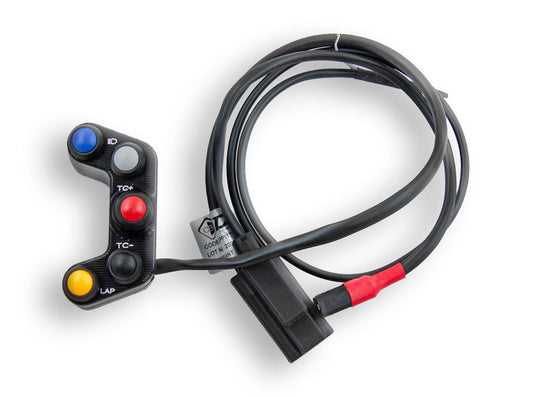 CPPI17 - DBK BMW M1000RR / S1000RR Left Push Button Panel (racing) – Accessories in the Motodeal Motorcycle Aftermarket Accessories and Parts Online Shop