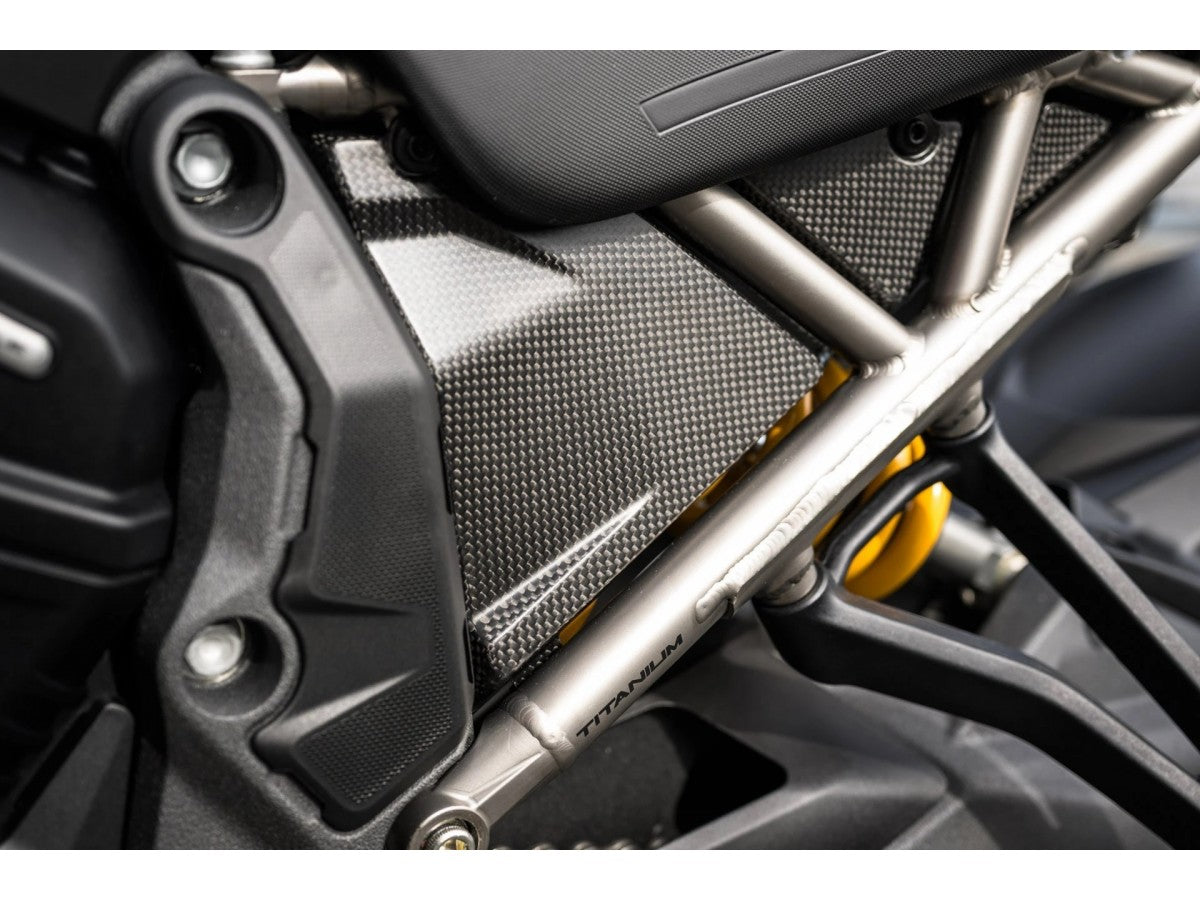 CRB146 - DBK Ducati Multistrada V4 RS (2024+) Carbon Frame Cover – Accessories in the Motodeal Motorcycle Aftermarket Accessories and Parts Online Shop