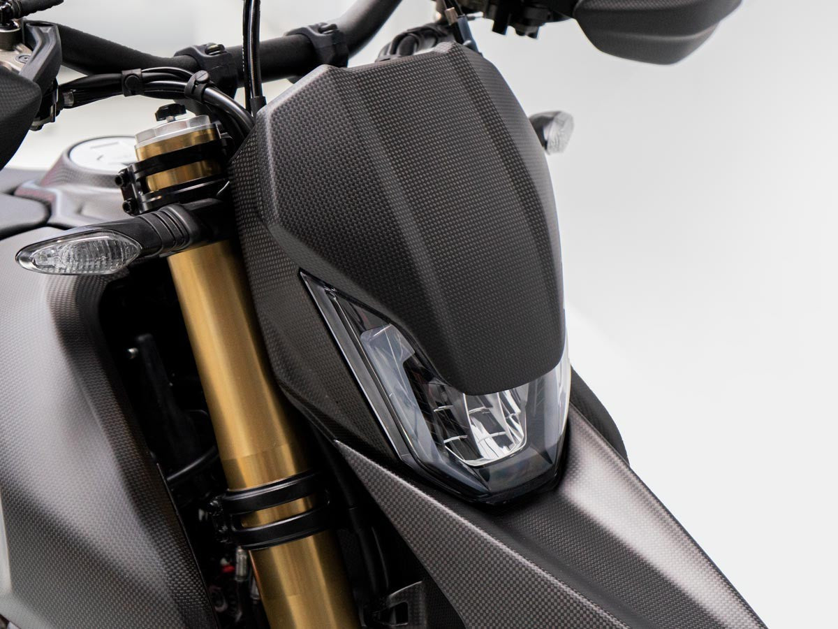 CRB147 - DUCABIKE Ducati Hypermotard 698 Mono (2024+) Carbon Front Fairing – Accessories in the Motodeal Motorcycle Aftermarket Accessories and Parts Online Shop