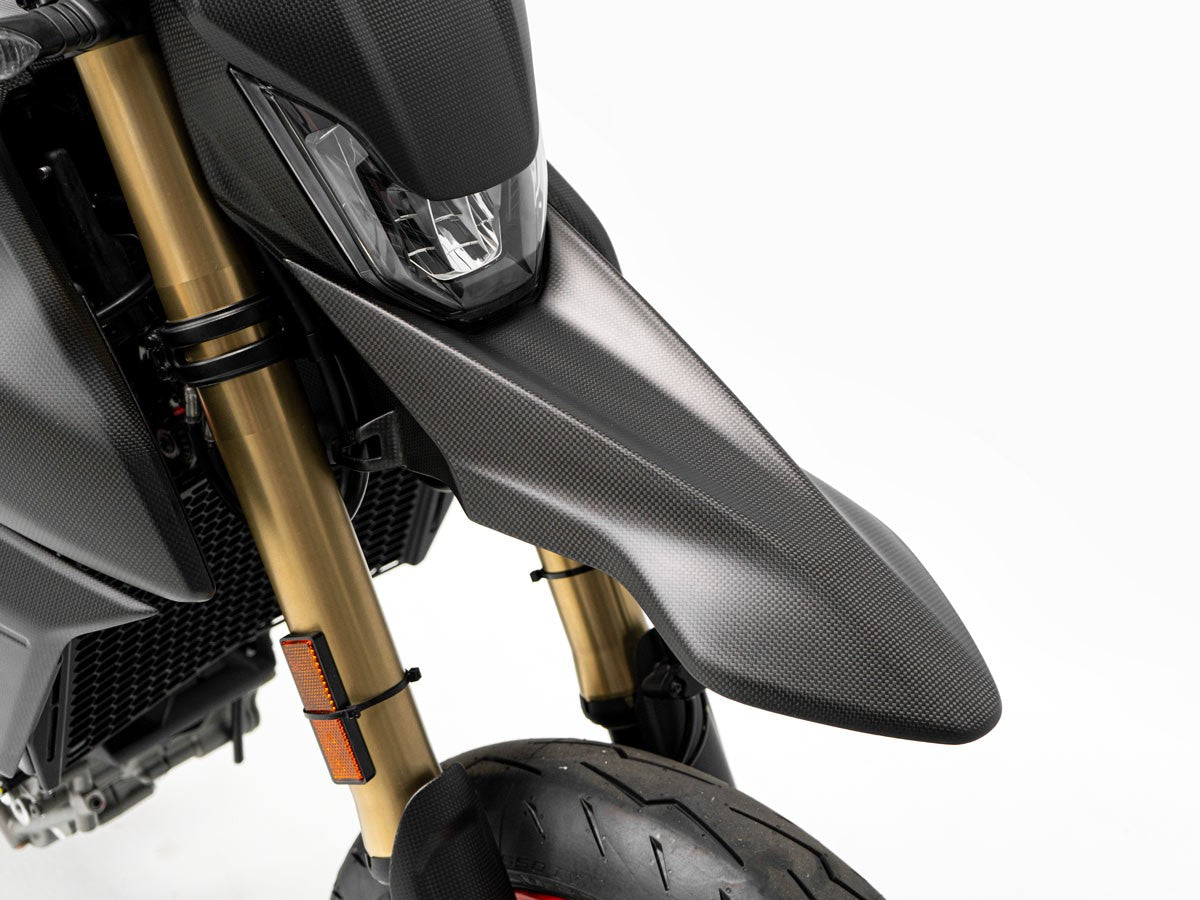 CRB149 - DUCABIKE Ducati Hypermotard 698 Mono (2024+) Carbon Front Fender – Accessories in the Motodeal Motorcycle Aftermarket Accessories and Parts Online Shop