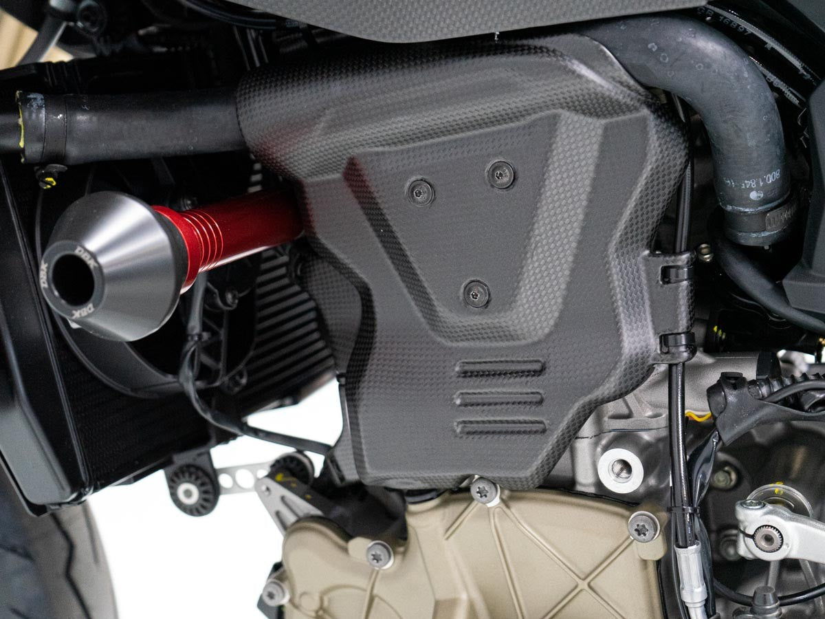 CRB156O - DUCABIKE Ducati Hypermotard 698 Mono / RVE (2024+) Carbon Engine Cover (left) – Accessories in the Motodeal Motorcycle Aftermarket Accessories and Parts Online Shop