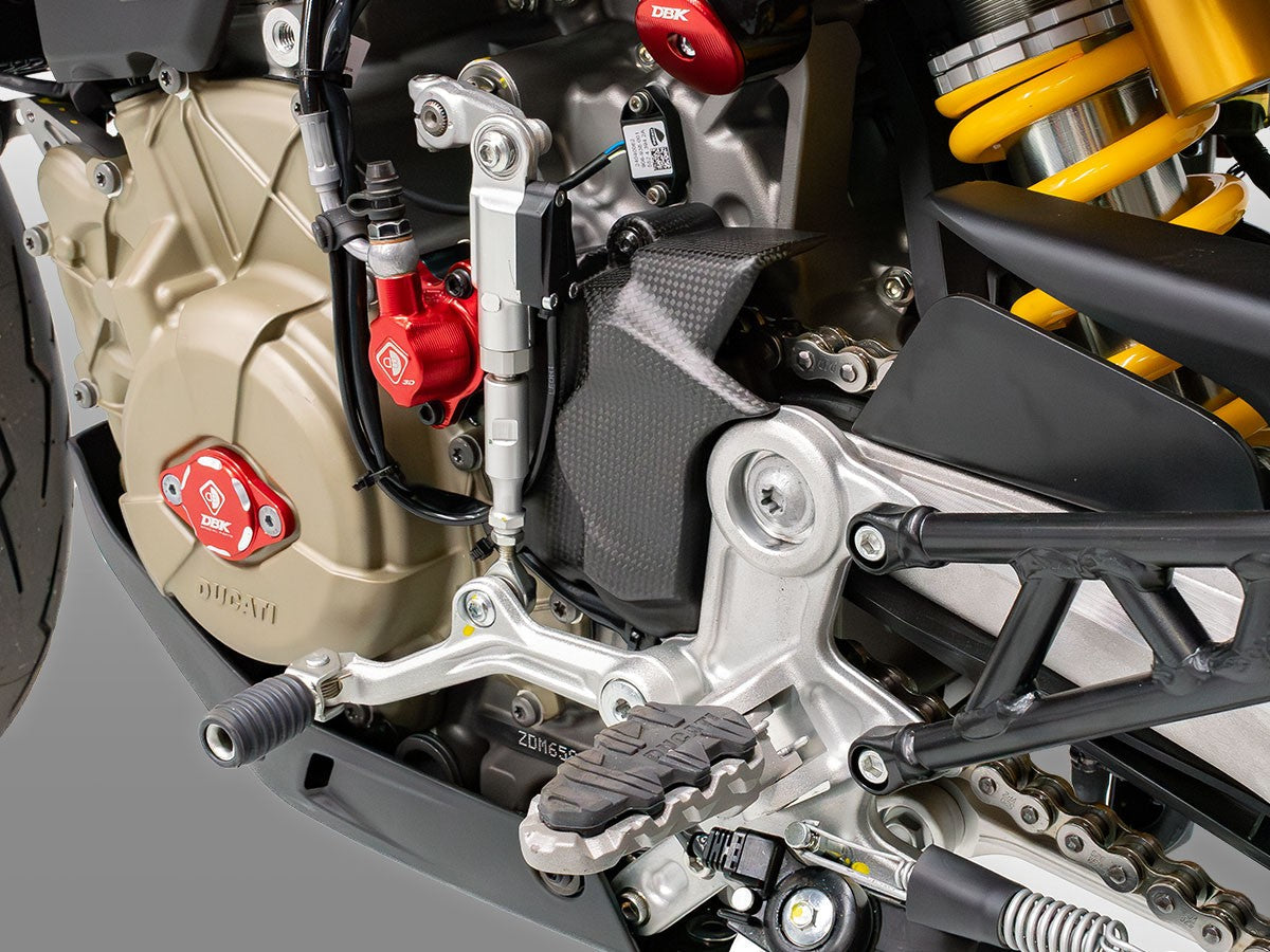 CRB164 - DBK Ducati Hypermotard 698 Mono (2024+) Carbon Sprocket Cover – Accessories in the Motodeal Motorcycle Aftermarket Accessories and Parts Online Shop