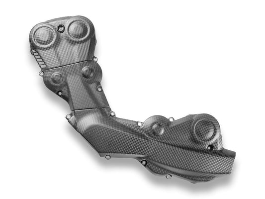 DBK DUCABIKE CRB195 Ducati Hypermotard 950 (2019+) Carbon Belt Covers – Accessories in the Motodeal Motorcycle Aftermarket Accessories and Parts Online Shop