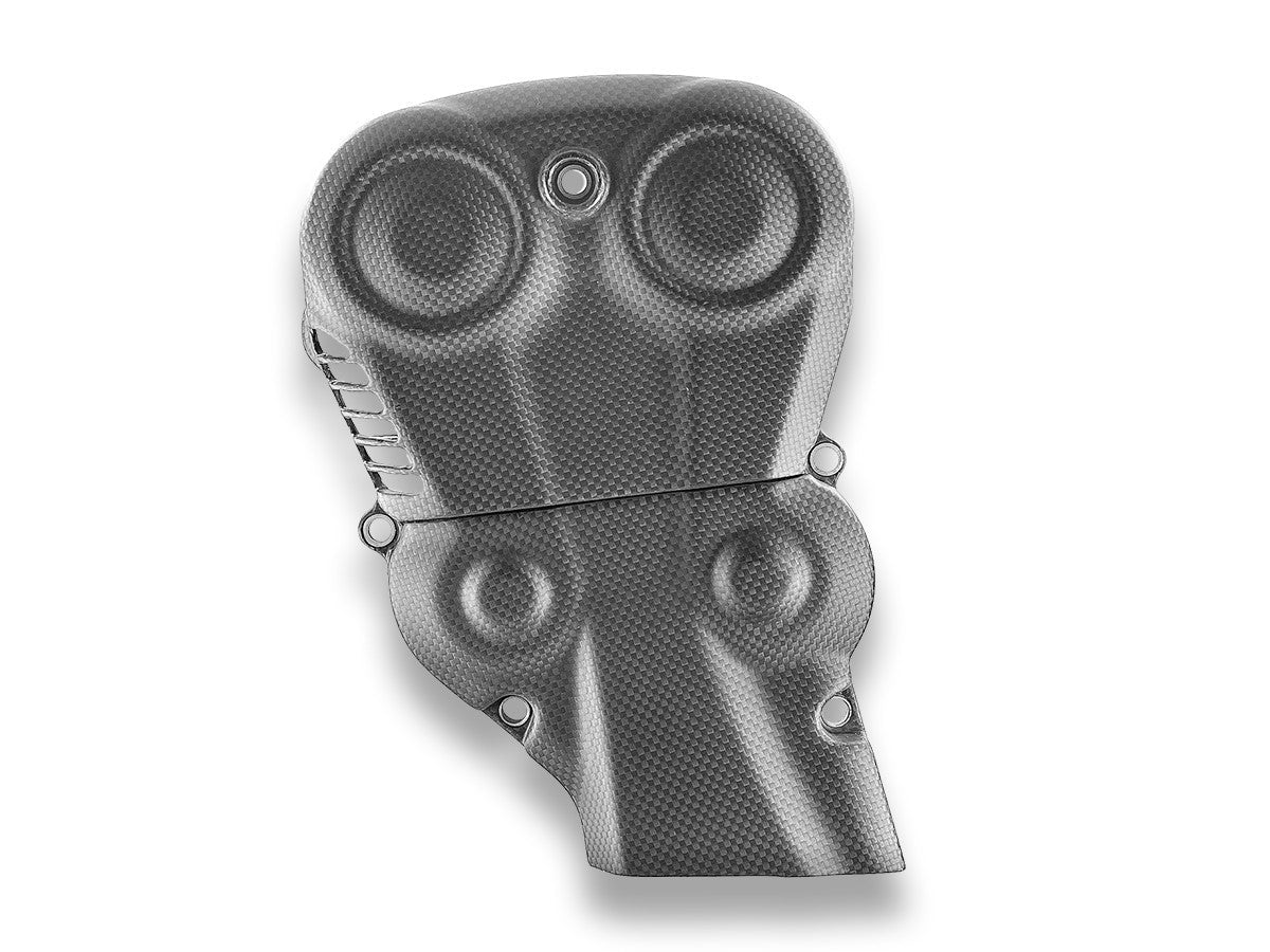 DBK DUCABIKE CRB195 Ducati Hypermotard 950 (2019+) Carbon Belt Covers – Accessories in the Motodeal Motorcycle Aftermarket Accessories and Parts Online Shop