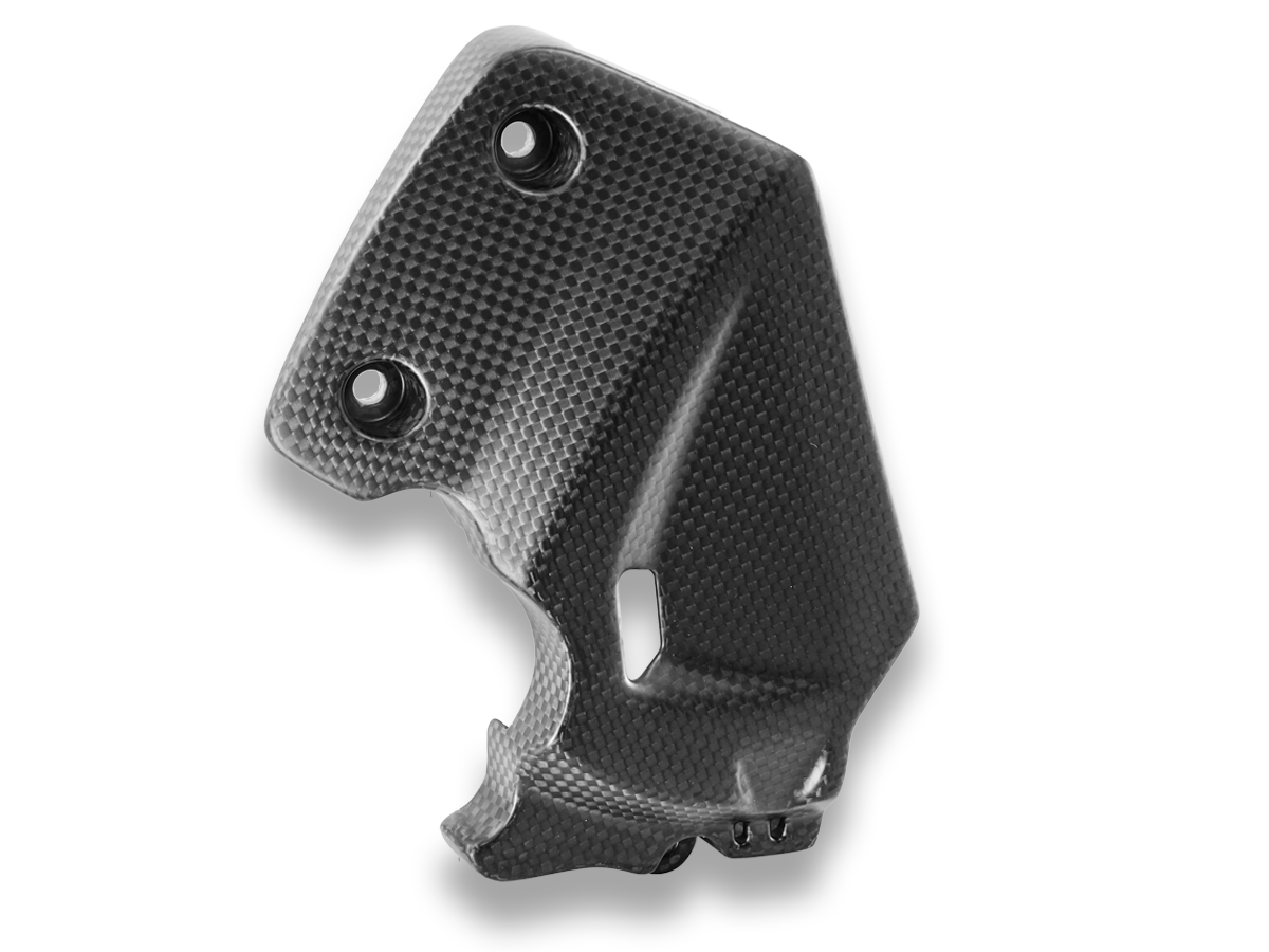 DBK DUCABIKE CRB200 Ducati Hypermotard 950 (2019+) Carbon Sprocket Cover – Accessories in the Motodeal Motorcycle Aftermarket Accessories and Parts Online Shop