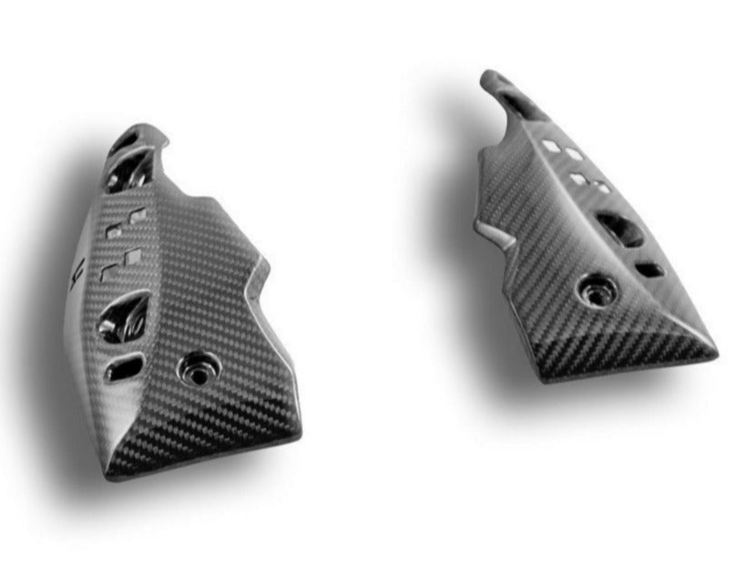 CRB68L - DBK Triumph ST Internal Radiator Panels (Glossy Carbon Side Panels) – Accessories in the Motodeal Motorcycle Aftermarket Accessories and Parts Online Shop