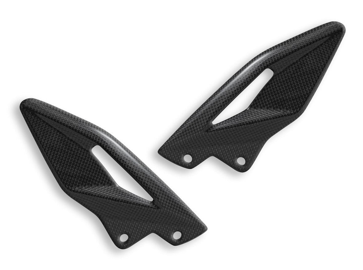 CRB90L - DBK Triumph Street Triple 765 S / R / RS (2017+) Glossy Carbon Heel Guards – Accessories in the Motodeal Motorcycle Aftermarket Accessories and Parts Online Shop