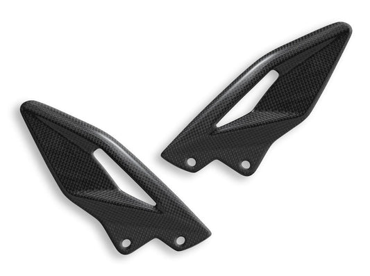 CRB90L - DBK Triumph Street Triple 765 S / R / RS (2017+) Glossy Carbon Heel Guards – Accessories in the Motodeal Motorcycle Aftermarket Accessories and Parts Online Shop