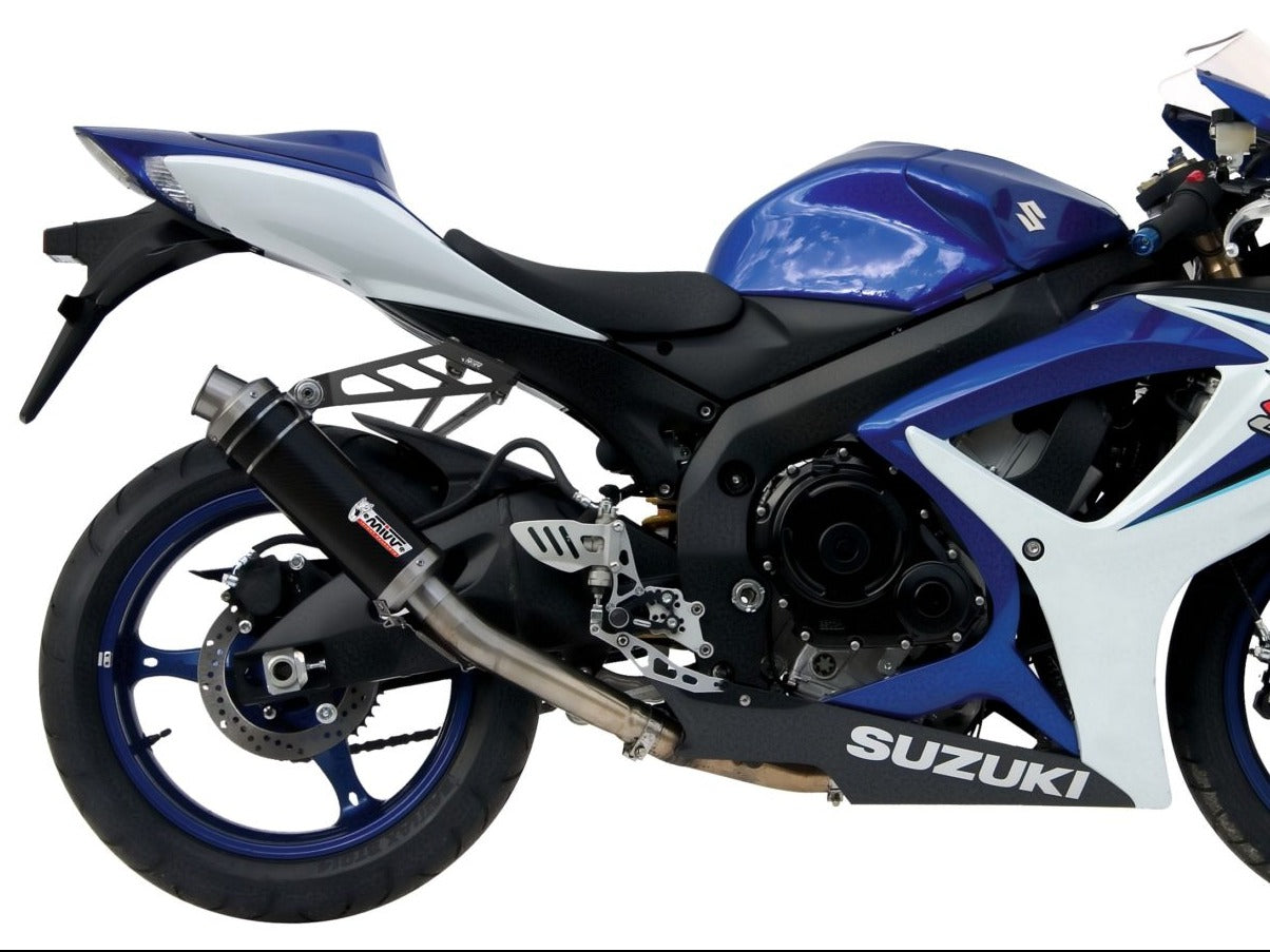 MIVV AS.021 SUZUKI GSX-R 600 / 750 ( 2006 - 07 ) Slip-on High Exhaust "GP" (carbon; approved) – Accessories in the 2WheelsHero Motorcycle Aftermarket Accessories and Parts Online Shop