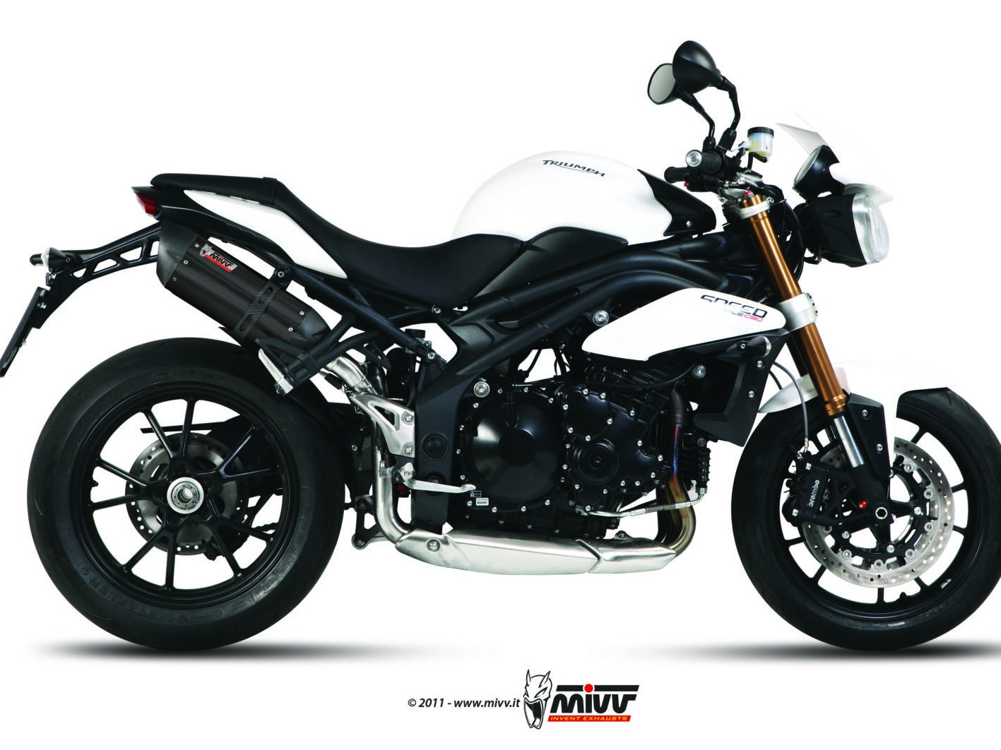 MIVV AT.012 TRIUMPH SPEED TRIPLE 1050 R / S / RS ( 2011 / 15 ) Dual Slip On High Exhaust "Suono" (black; approved) – Accessories in the 2WheelsHero Motorcycle Aftermarket Accessories and Parts Online Shop