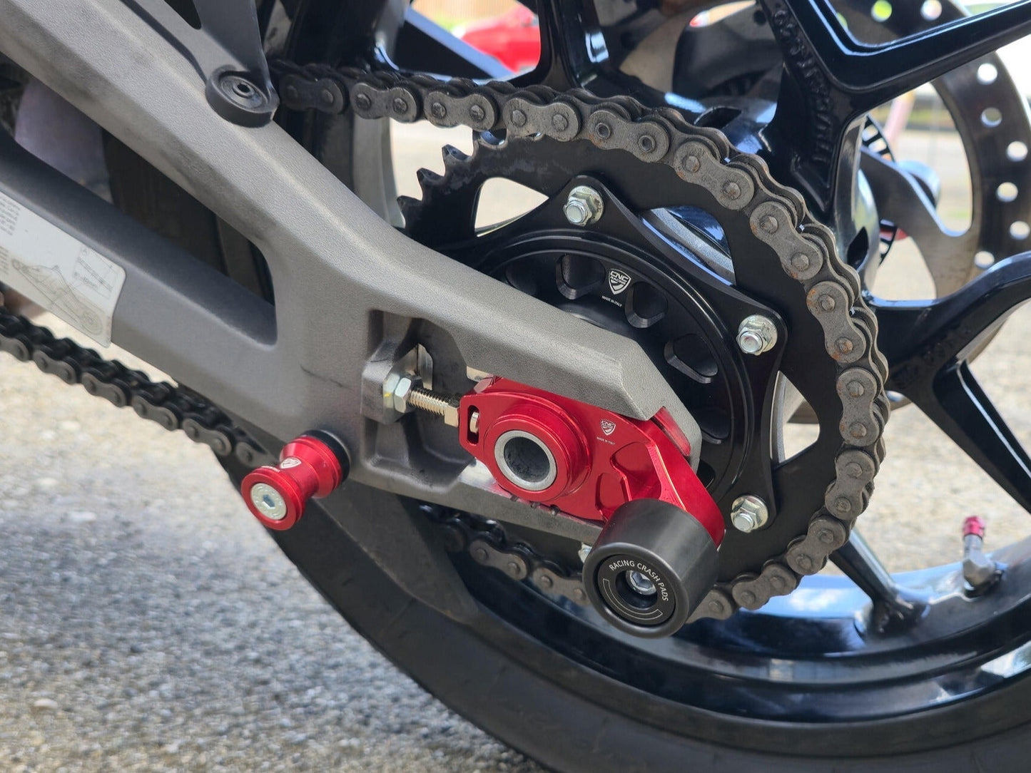 FCA01 - CNC RACING Ducati Multistrada V2 (2025+) Rear Sprocket Flange Cover – Accessories in the Motodeal Motorcycle Aftermarket Accessories and Parts Online Shop