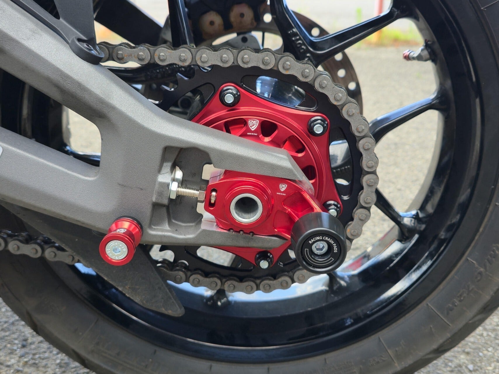 FCA01 - CNC RACING Ducati Multistrada V2 (2025+) Rear Sprocket Flange Cover – Accessories in the Motodeal Motorcycle Aftermarket Accessories and Parts Online Shop