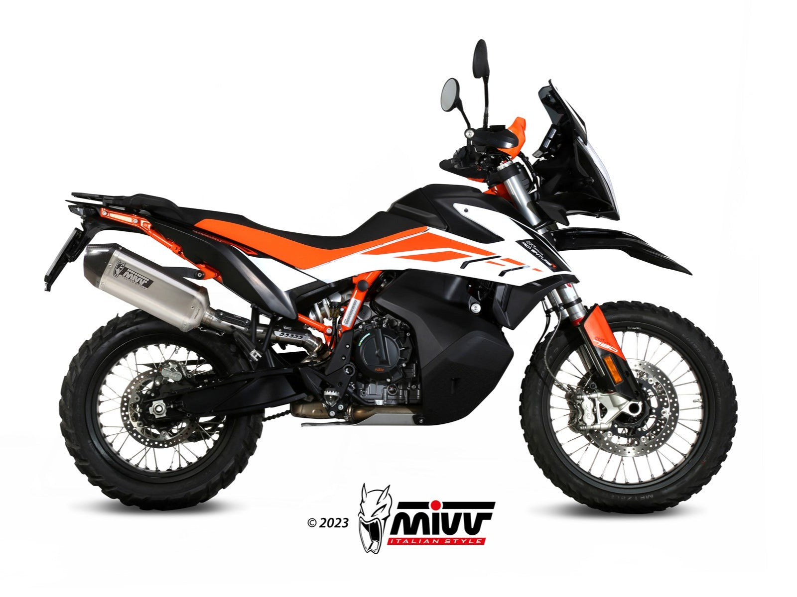 MIVV KT.021 KTM 790 / 890 ADVENTURE / R / SMT ( 2019+ ) Slip-on Exhaust "Speed Edge" ( stainless steel; approved) – Accessories in the 2WheelsHero Motorcycle Aftermarket Accessories and Parts Online Shop