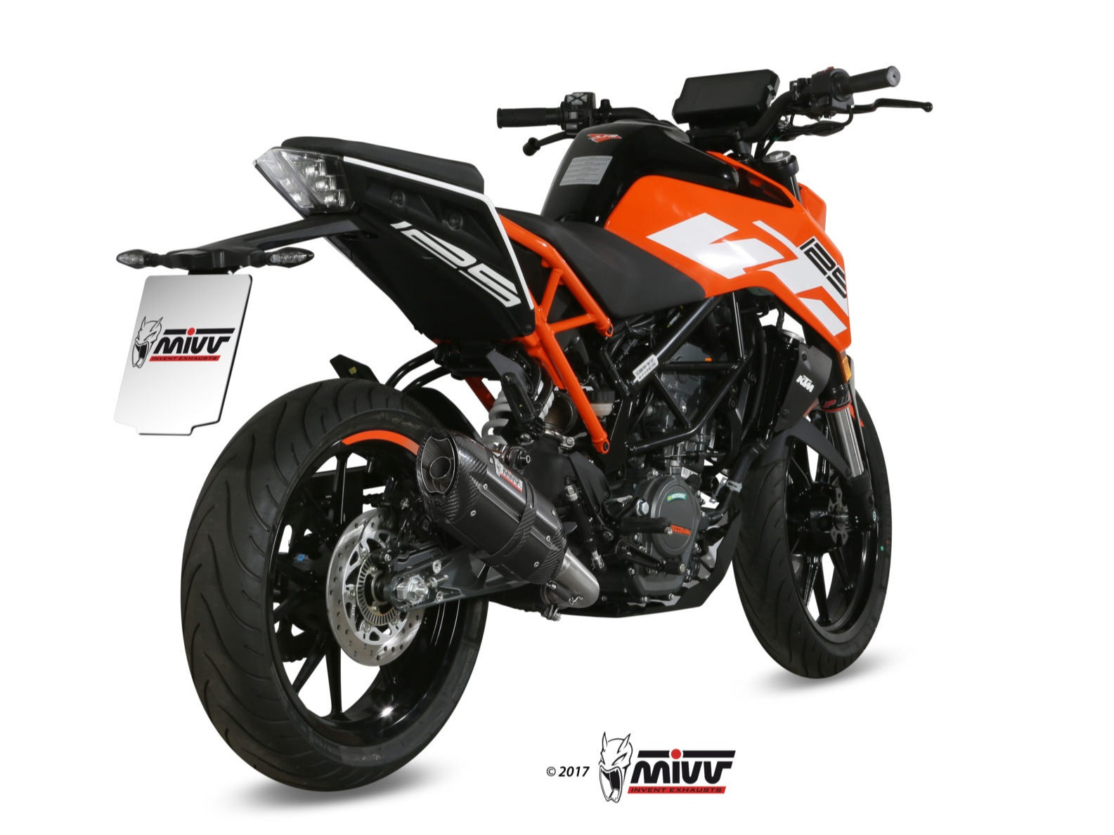 MIVV KT.019 KTM 125/390 DUKE / 125/390 RC ( 2017 / 20 ) Slip-on Exhaust "Suono" ( black; approved) – Accessories in the 2WheelsHero Motorcycle Aftermarket Accessories and Parts Online Shop
