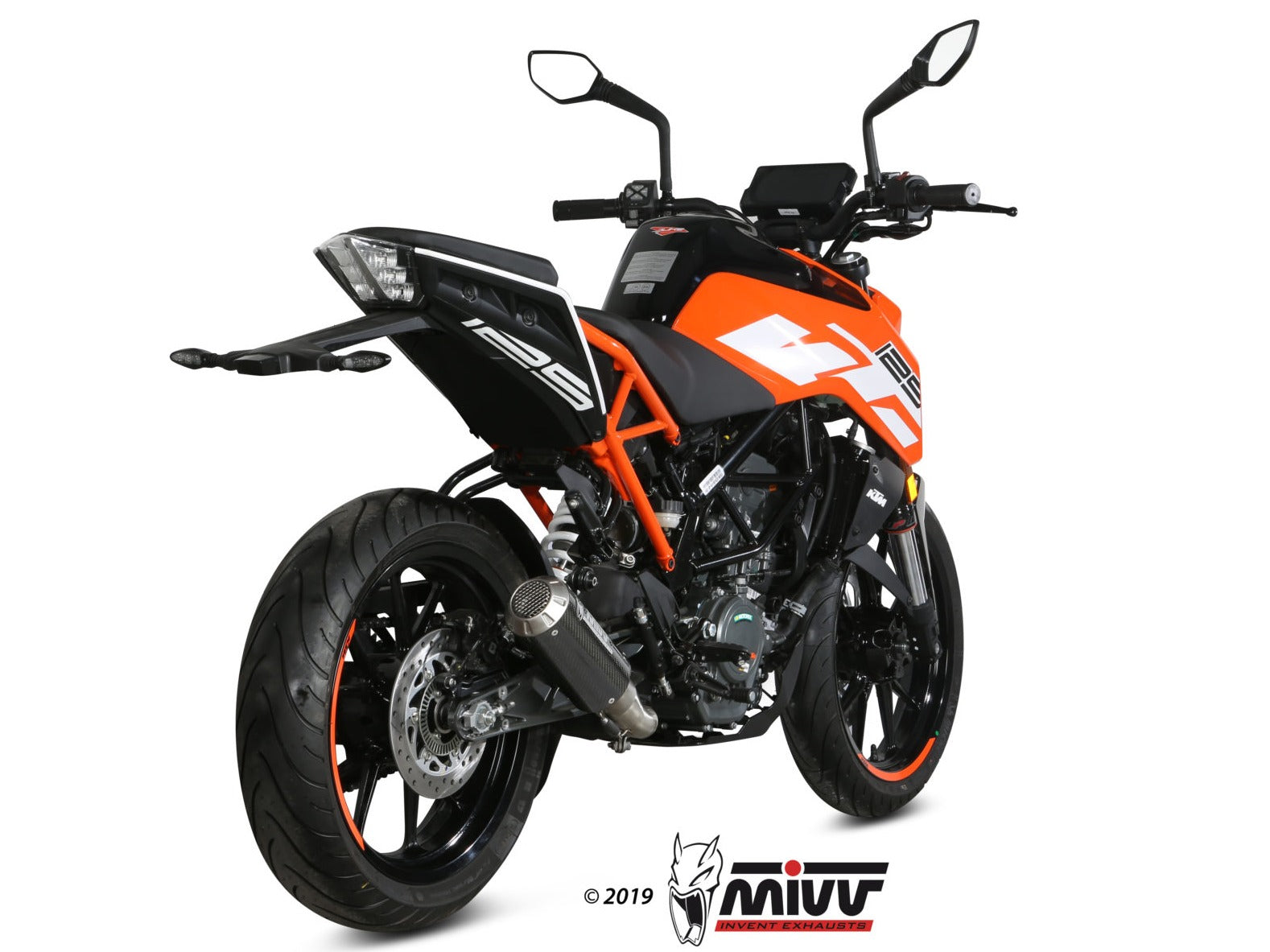 MIVV KT.019 KTM 125/390 DUKE / 125/390 RC ( 2017 / 20 ) Slip-on Exhaust "MK3" ( carbon; not approved) – Accessories in the 2WheelsHero Motorcycle Aftermarket Accessories and Parts Online Shop