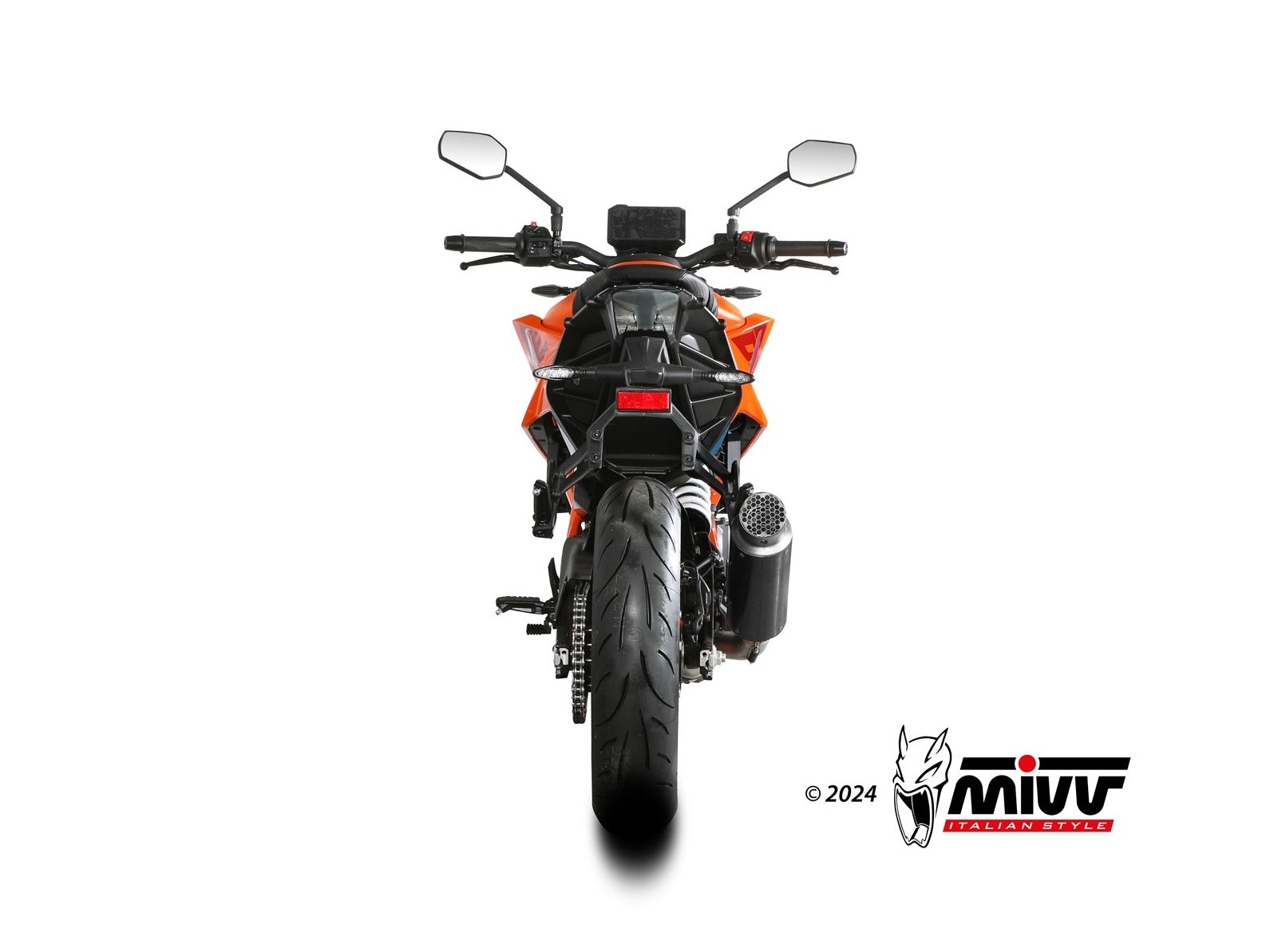 MIVV KT.031 KTM 125 / 390 DUKE ( 2024+ ) Slip-on High Exhaust "GP Pro" (carbon; approved) – Accessories in the 2WheelsHero Motorcycle Aftermarket Accessories and Parts Online Shop