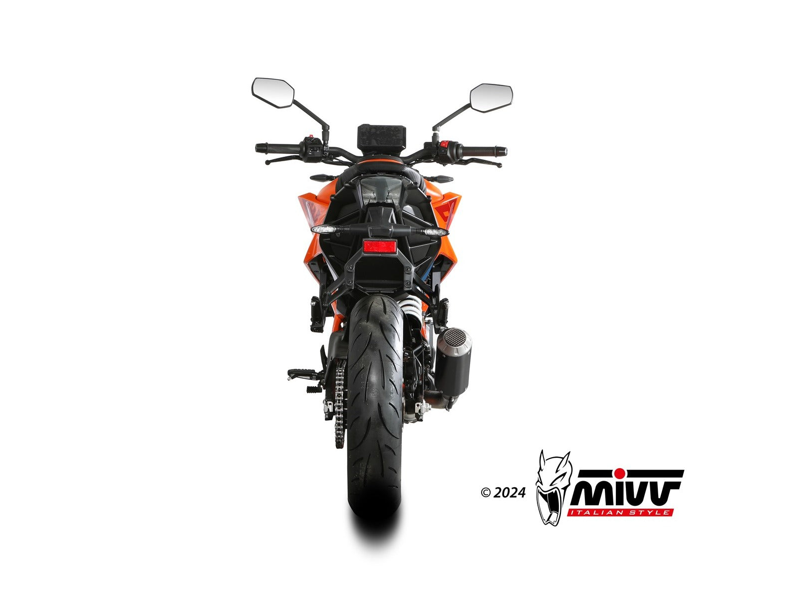 MIVV KT.031 KTM 125 / 390 DUKE ( 2024+ ) Slip-on High Exhaust "MK3" ( black; not approved) – Accessories in the 2WheelsHero Motorcycle Aftermarket Accessories and Parts Online Shop