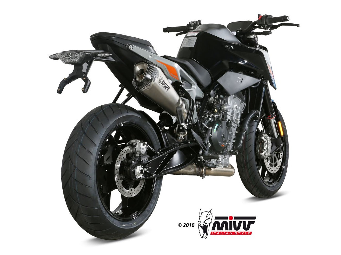 MIVV KT.020 KTM 790 / 890 DUKE ( 2018+ ) Slip-on Exhaust "Delta Race" ( stainless steel; approved) – Accessories in the 2WheelsHero Motorcycle Aftermarket Accessories and Parts Online Shop
