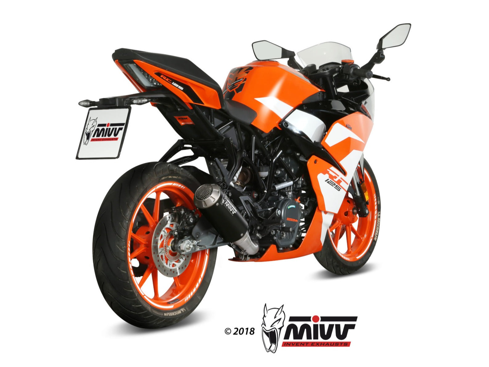 MIVV KT.019 KTM 125/390 DUKE / 125/390 RC ( 2017 / 20 ) Slip-on Exhaust "MK3" ( black; not approved) – Accessories in the 2WheelsHero Motorcycle Aftermarket Accessories and Parts Online Shop
