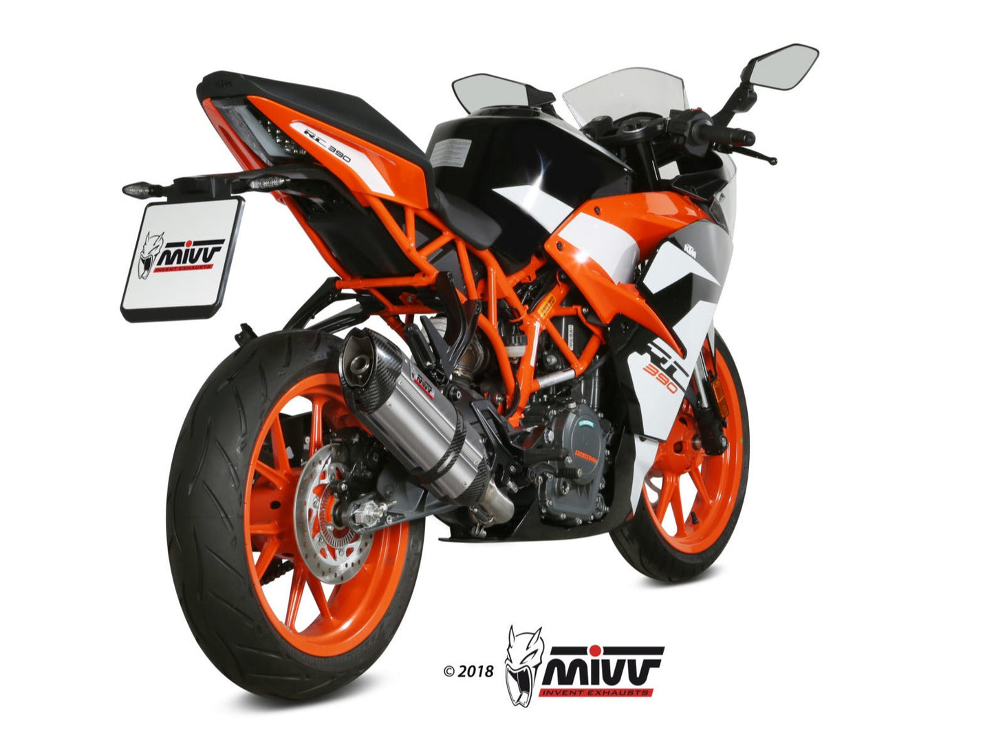 MIVV KT.019 KTM 125/390 DUKE / 125/390 RC ( 2017 / 20 ) Slip-on Exhaust "Suono" ( stainless steel; approved) – Accessories in the 2WheelsHero Motorcycle Aftermarket Accessories and Parts Online Shop