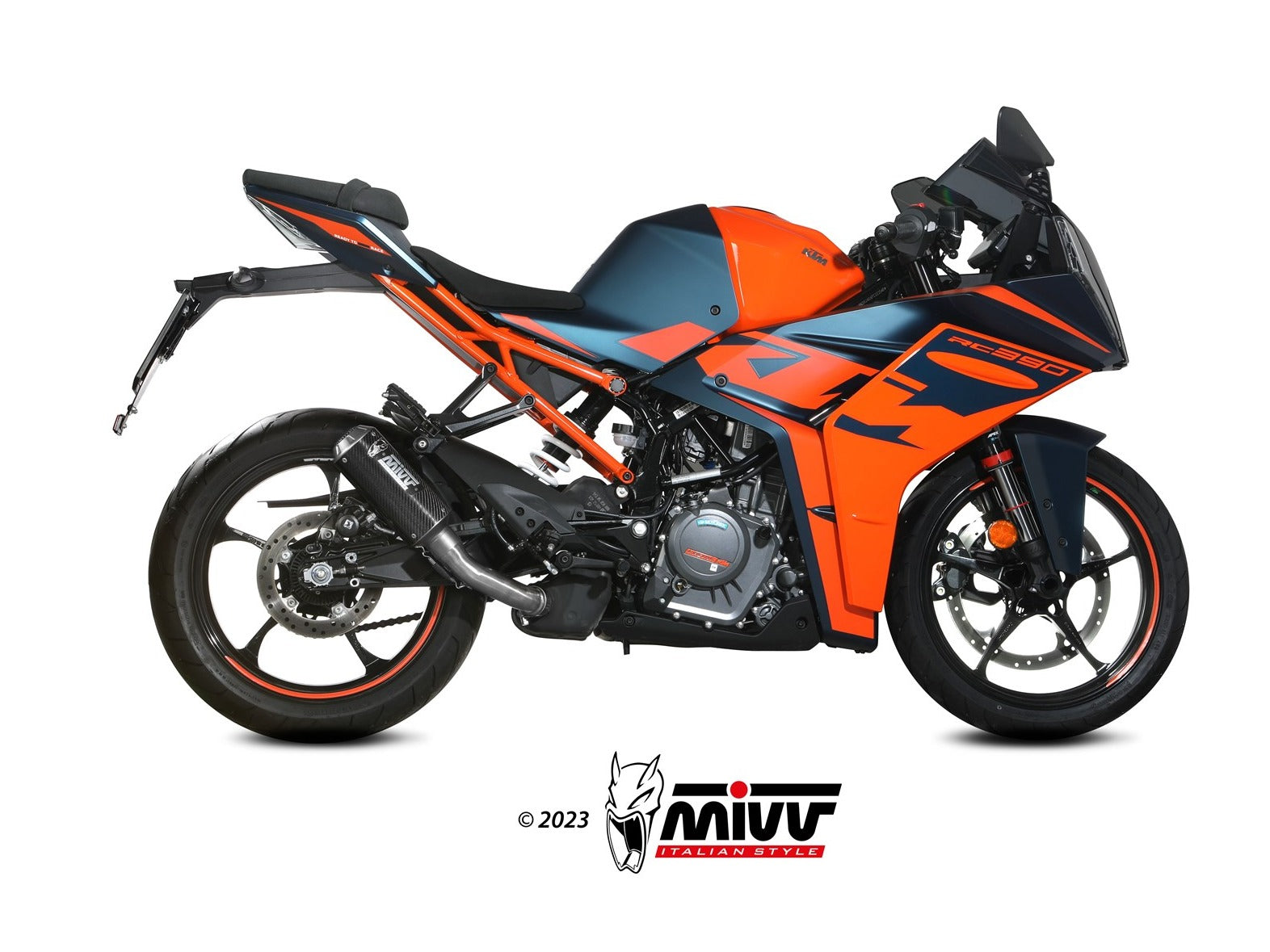 MIVV KT.030 KTM 390 RC ( 2021+ ) Slip-on Exhaust "MK3" ( carbon; not approved) – Accessories in the 2WheelsHero Motorcycle Aftermarket Accessories and Parts Online Shop