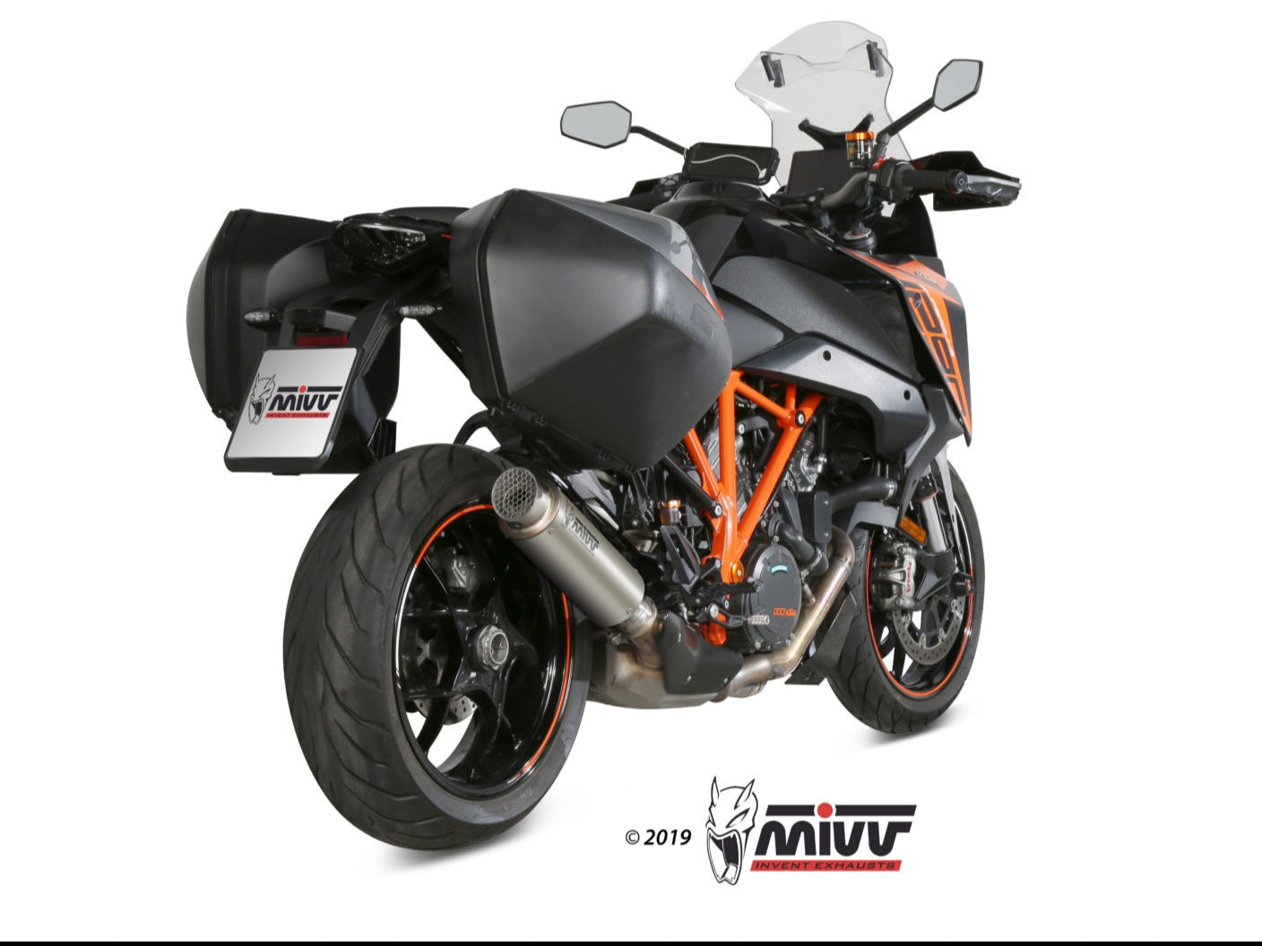 MIVV KT.018 KTM 1290 SUPERDUKE GT ( 2016+ ) Slip-on Exhaust "GP Pro" (titanium; approved) – Accessories in the 2WheelsHero Motorcycle Aftermarket Accessories and Parts Online Shop