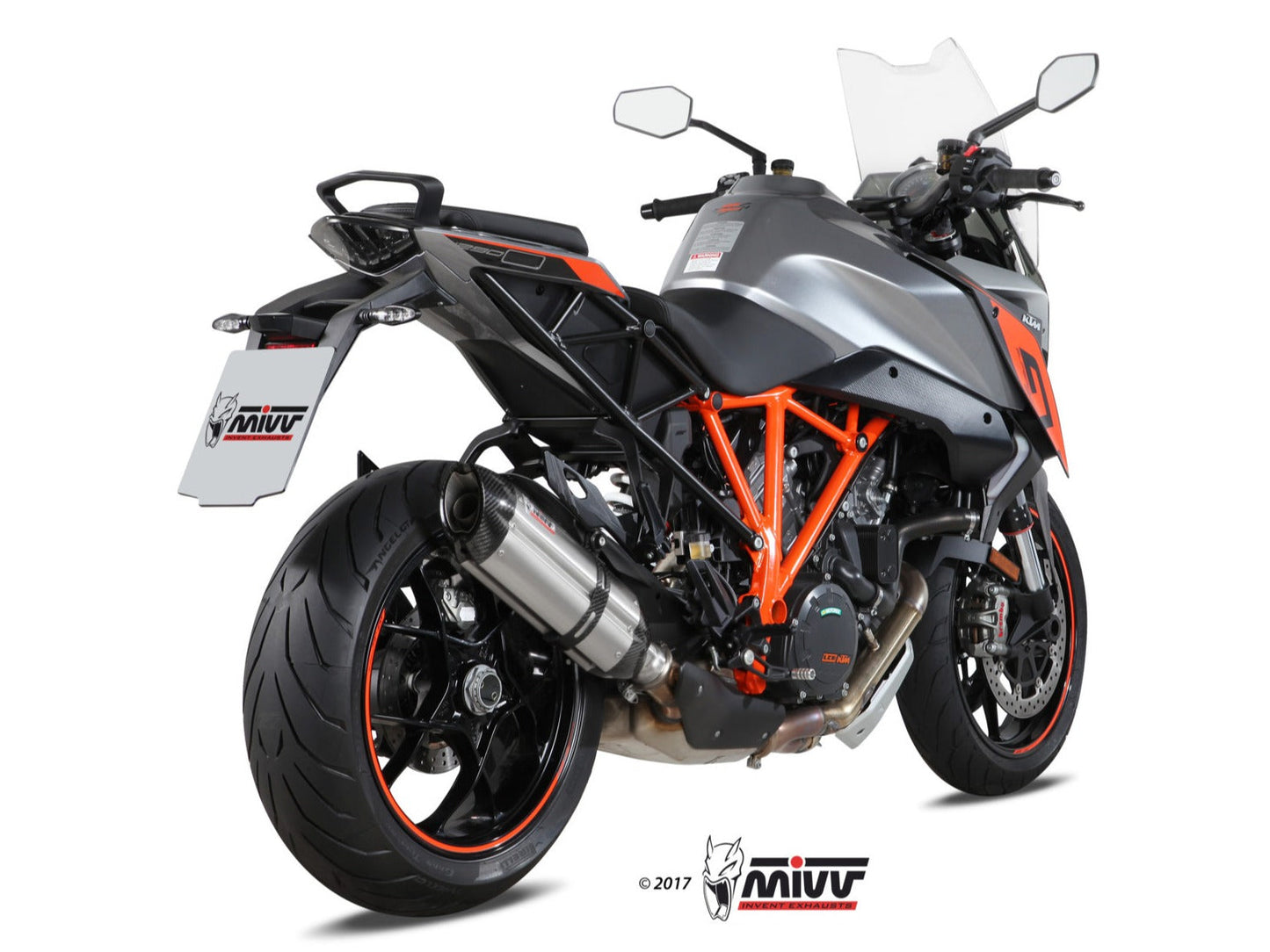 MIVV KT.018 KTM 1290 SUPERDUKE GT ( 2016+ ) Slip-on Exhaust "Suono" ( stainless steel; approved) – Accessories in the 2WheelsHero Motorcycle Aftermarket Accessories and Parts Online Shop