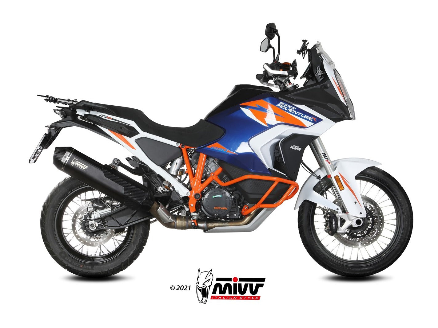 MIVV KT.027 KTM 1290 SUPER ADVENTURE / R / S / T ( 2021+ ) Slip-on Exhaust "Speed Edge" ( black; approved) – Accessories in the 2WheelsHero Motorcycle Aftermarket Accessories and Parts Online Shop