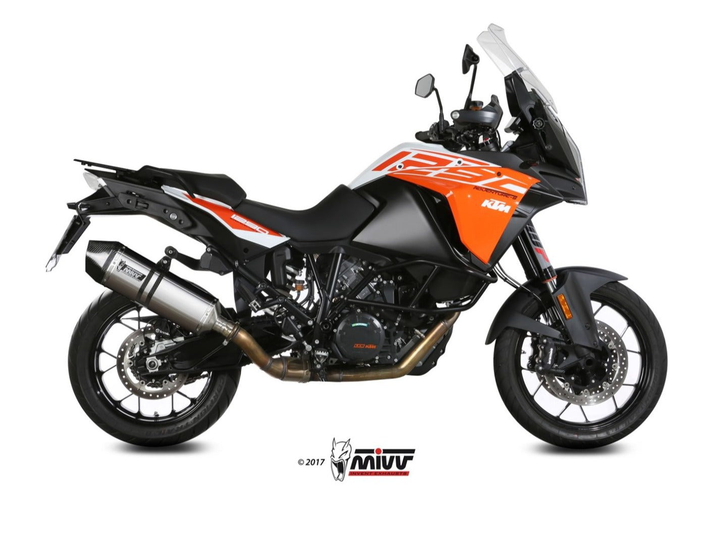 MIVV KT.017 KTM 1290 SUPER ADVENTURE / R / S / T ( 2015 - 20 ) Slip-on Exhaust "Speed Edge" (stainless steel; approved) – Accessories in the 2WheelsHero Motorcycle Aftermarket Accessories and Parts Online Shop
