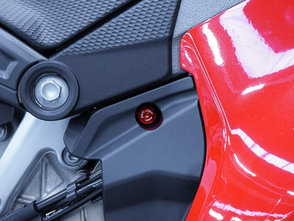 KVT101 - DBK Ducati Panigale V4 (2025+) Low Right Fuel Side Tank Panel Screws Kit – Accessories in the Motodeal Motorcycle Aftermarket Accessories and Parts Online Shop
