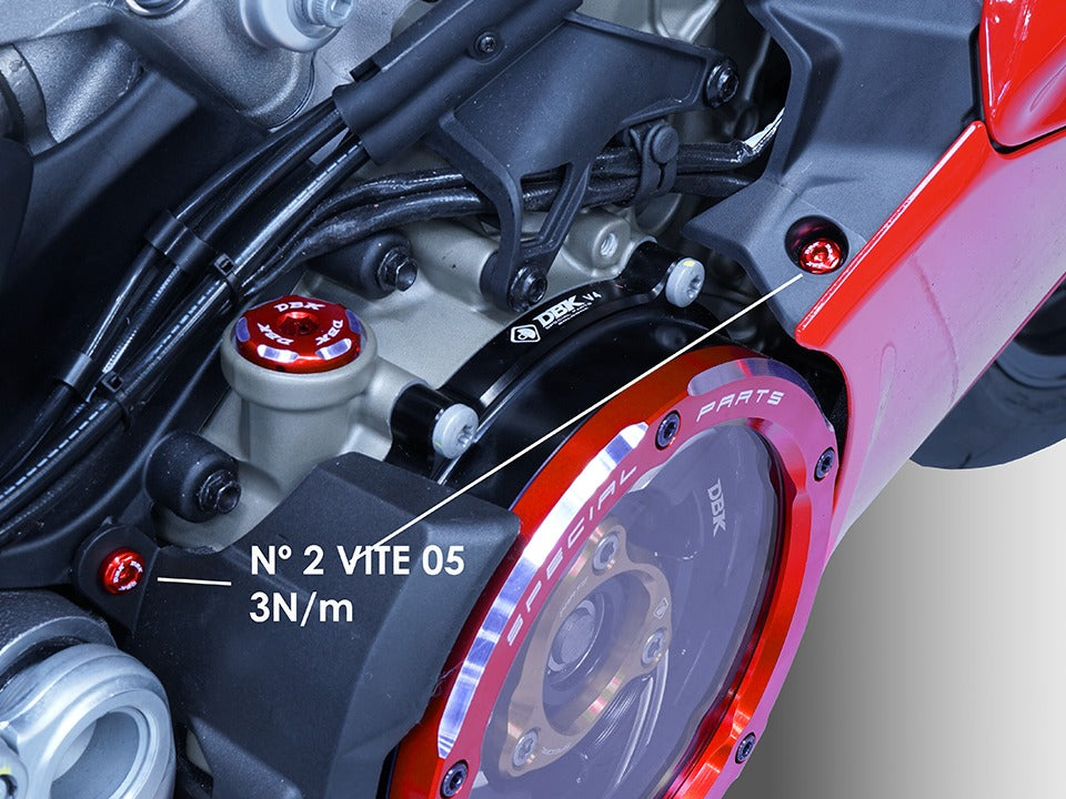 KVT101 - DBK Ducati Panigale V4 (2025+) Low Right Fuel Side Tank Panel Screws Kit – Accessories in the Motodeal Motorcycle Aftermarket Accessories and Parts Online Shop