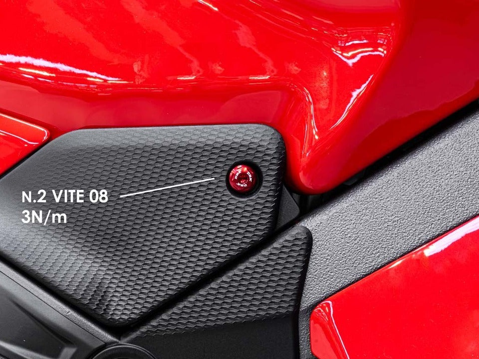 KVT97 - DBK Ducati Panigale V4/ V4S (2025+) Tank Cover Screws Kit – Accessories in the Motodeal Motorcycle Aftermarket Accessories and Parts Online Shop