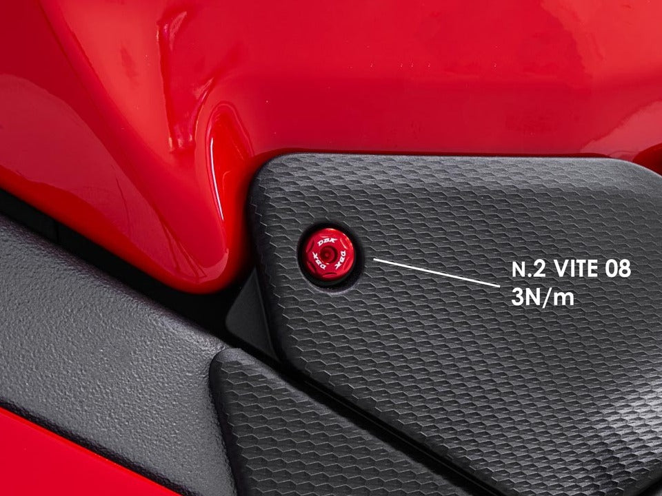 KVT97 - DBK Ducati Panigale V4/ V4S (2025+) Tank Cover Screws Kit – Accessories in the Motodeal Motorcycle Aftermarket Accessories and Parts Online Shop