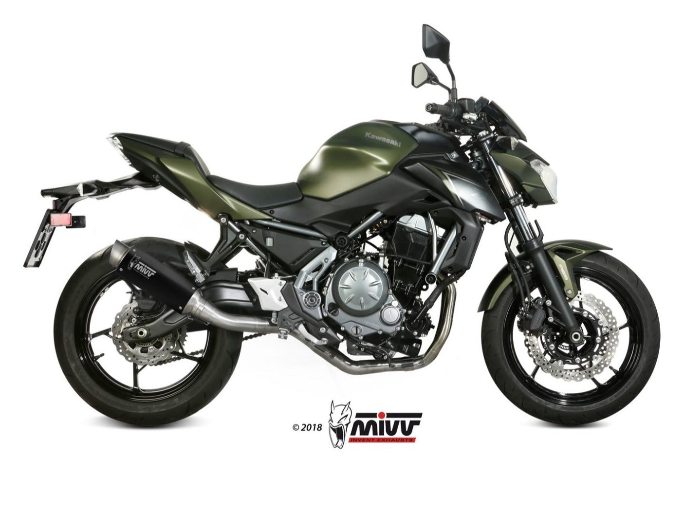 MIVV K.044 KAWASAKI NINJA 650 / Z 650 ( 2017 / 23 ) Full System High Exhaust "GP PRO" (black; approved) – Accessories in the 2WheelsHero Motorcycle Aftermarket Accessories and Parts Online Shop