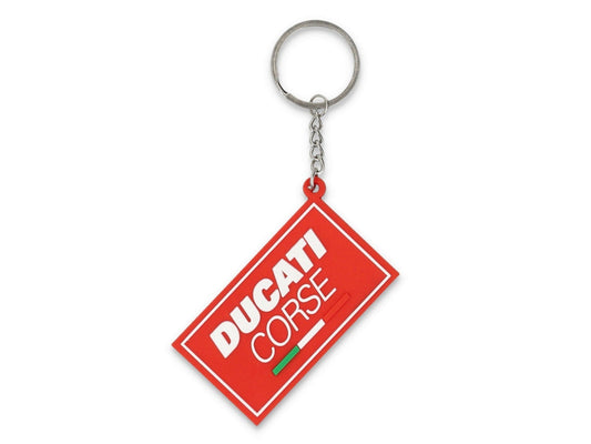 CNC RACING 2356004 Ducati Corse Keyring (100% PVC) – Merc. in the Motodeal Motorcycle Aftermarket Accessories and Parts Online Shop