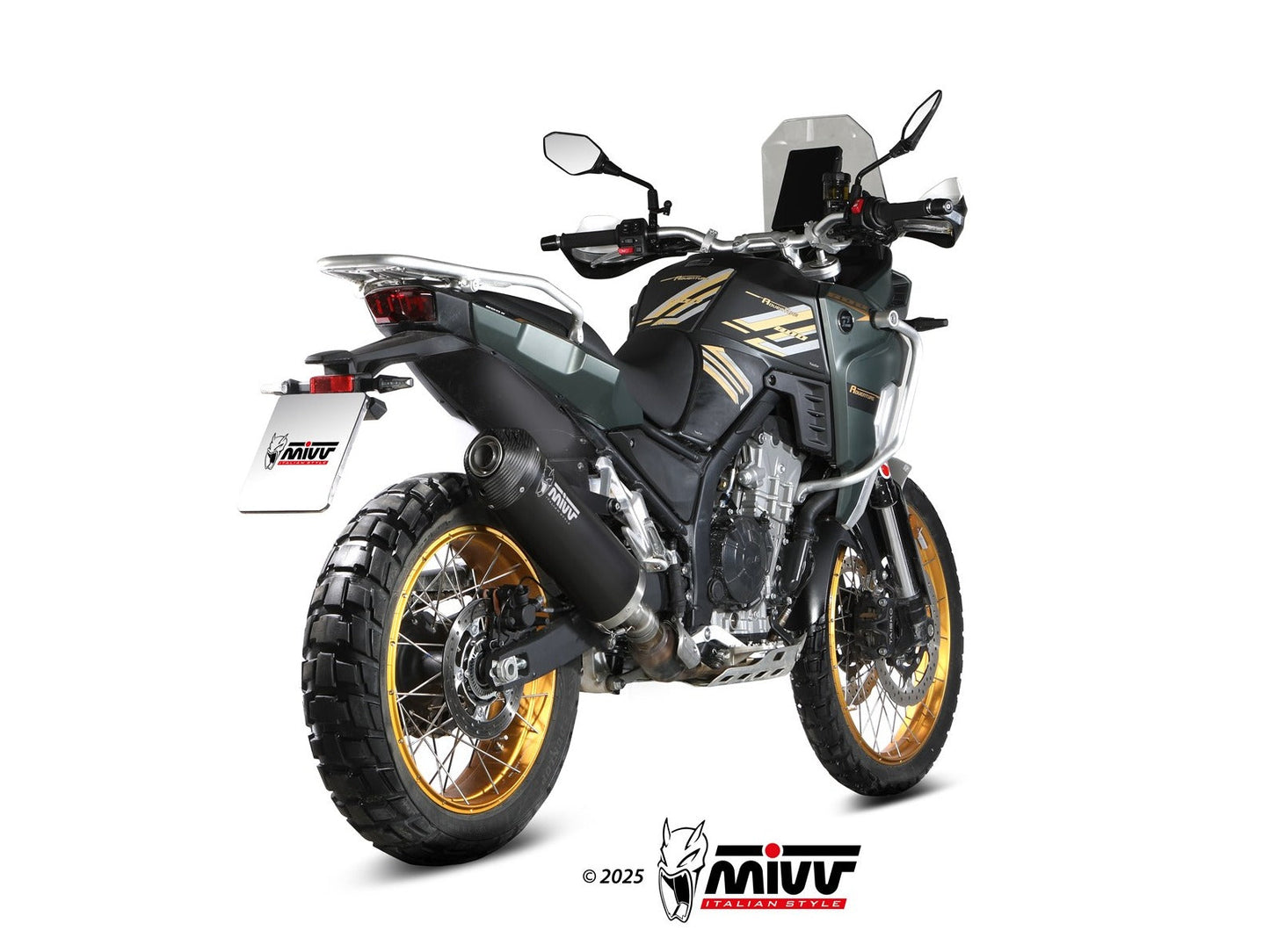 MIVV KO.002 KOVE 800 X ( 2024+ ) Slip-on Exhaust "Oval" (black + carbon cap; approved) – Accessories in the 2WheelsHero Motorcycle Aftermarket Accessories and Parts Online Shop