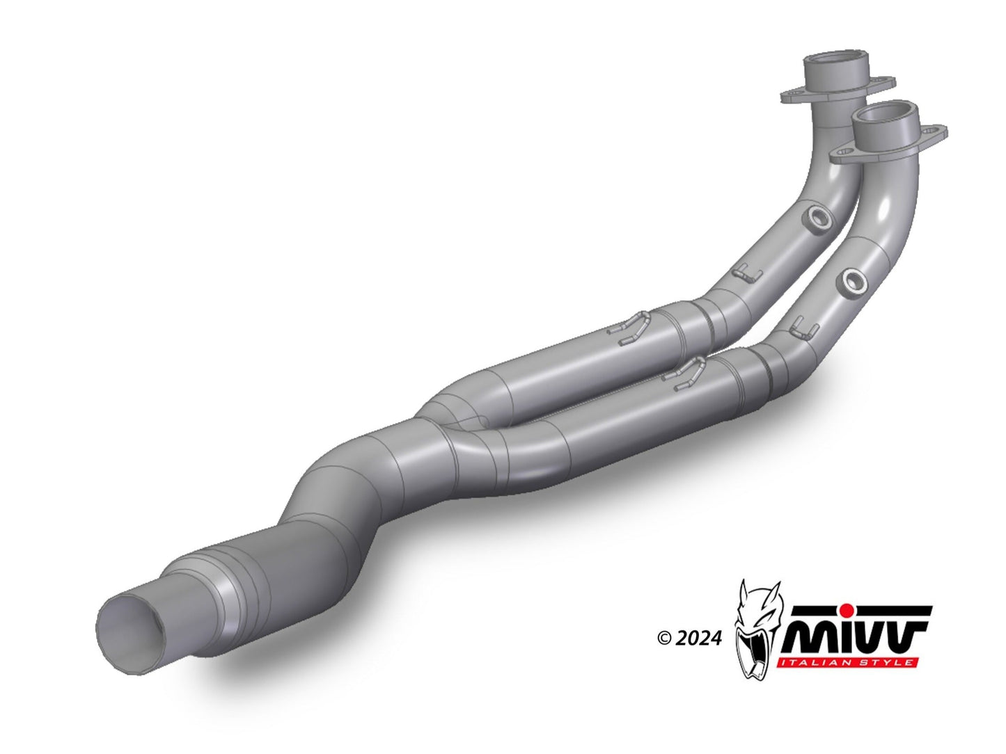 MIVV O.011 KYMCO AK 550 ( 2021+ ) Slip-on Exhaust "SR-1" (black; approved) – Accessories in the 2WheelsHero Motorcycle Aftermarket Accessories and Parts Online Shop