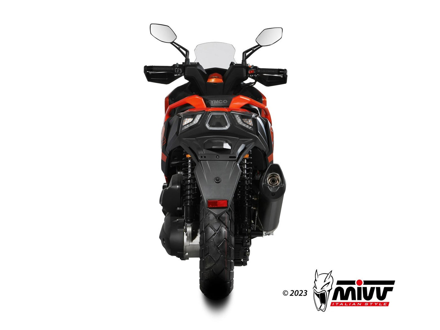 MIVV MV.KY.0005 KYMCO DTX 360 350 ( 2023 + ) Slip-on Exhaust "Mover" (black stainless steel; approved) – Accessories in the 2WheelsHero Motorcycle Aftermarket Accessories and Parts Online Shop