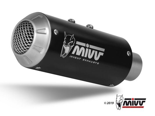 MIVV S.056 SUZUKI Katana ( 2019+ ) Slip-on Exhaust "MK3" (black; approved) – Accessories in the 2WheelsHero Motorcycle Aftermarket Accessories and Parts Online Shop