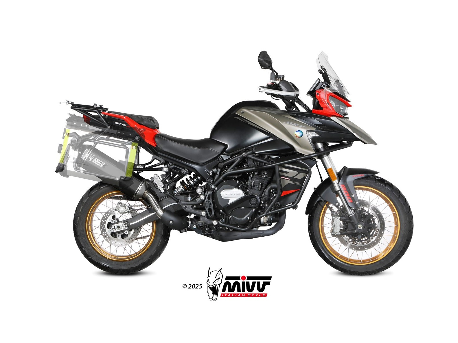 MIVV QJ.002 QJ MOTOR SRT 800 S / X / SX ( 2024+ ) Slip-on Exhaust "Speed Edge" (black; approved) – Accessories in the 2WheelsHero Motorcycle Aftermarket Accessories and Parts Online Shop