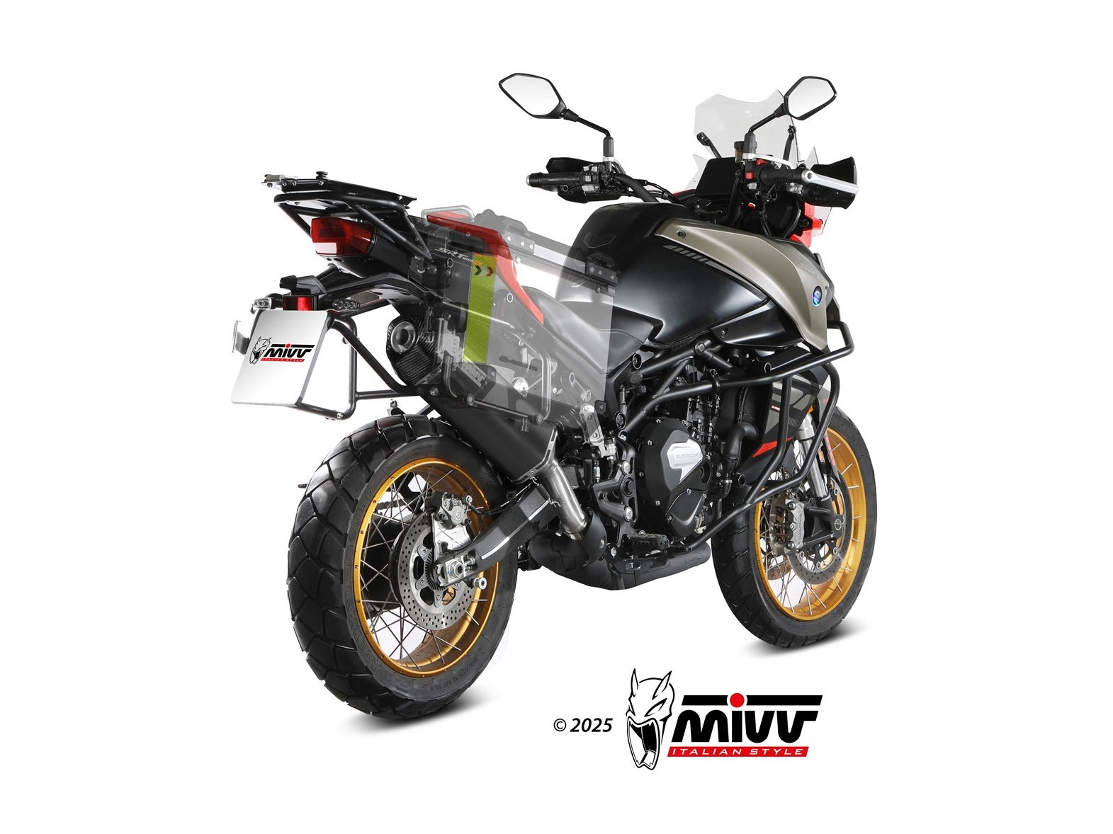 MIVV QJ.002 QJ MOTOR SRT 800 S / X / SX ( 2024+ ) Slip-on Exhaust "Speed Edge" (black; approved) – Accessories in the 2WheelsHero Motorcycle Aftermarket Accessories and Parts Online Shop