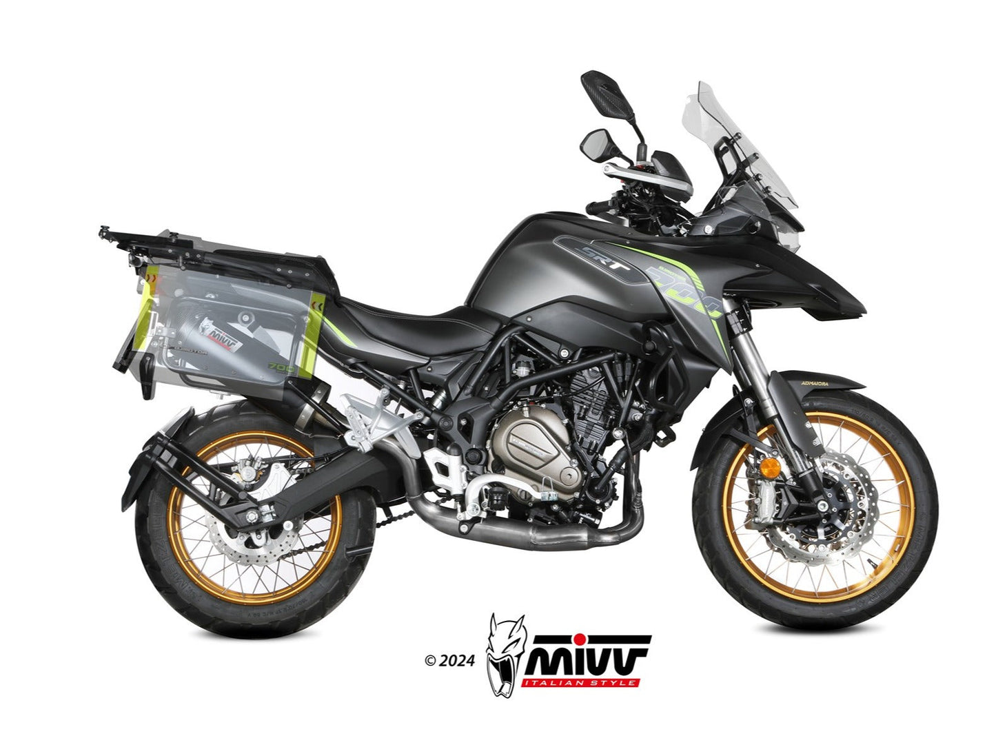 MIVV QJ.001 QJ MOTOR SRT 700 / X ( 2024+ ) Slip-on Exhaust "Oval" (black + carbon cap; approved) – Accessories in the 2WheelsHero Motorcycle Aftermarket Accessories and Parts Online Shop