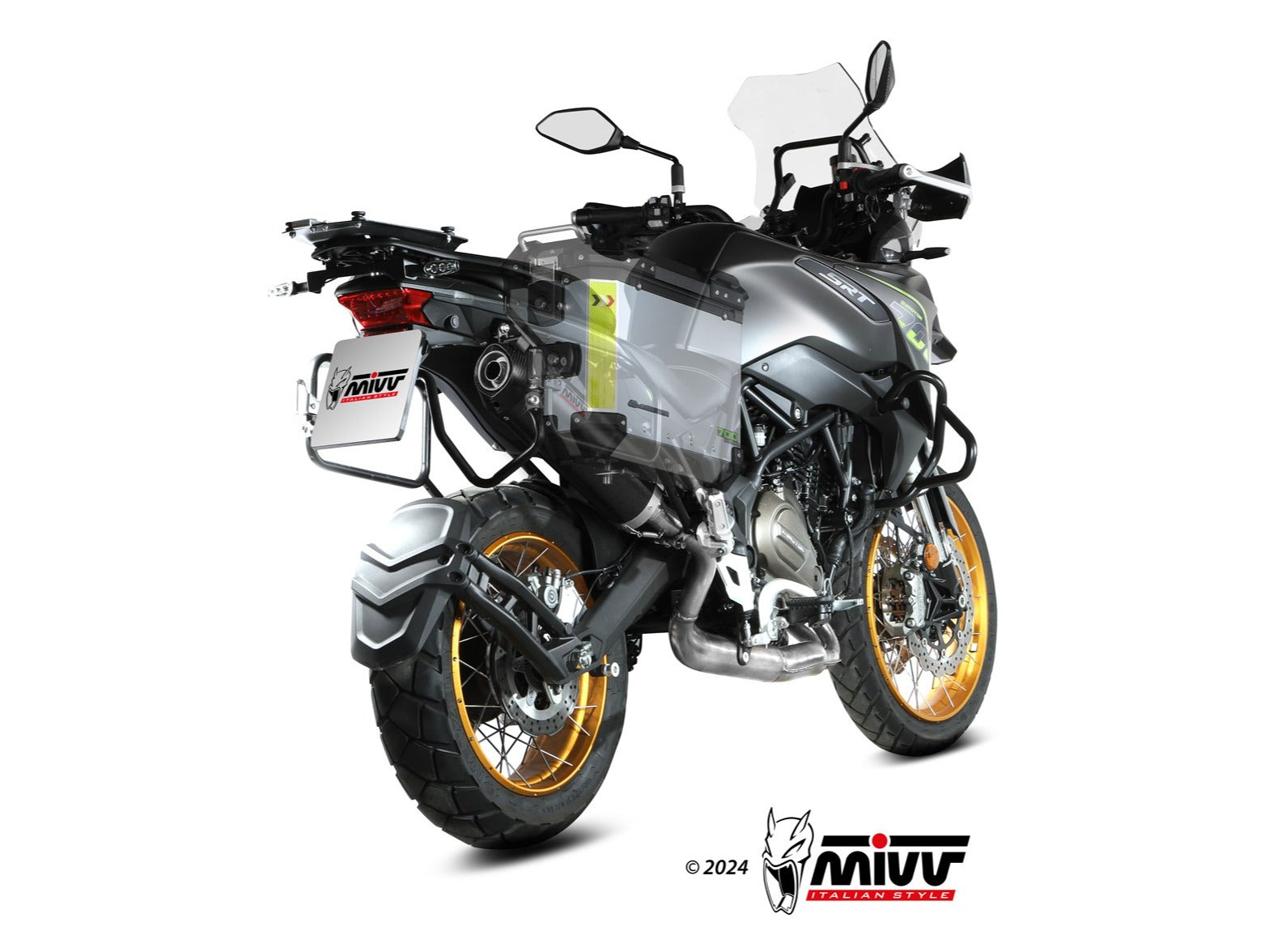 MIVV QJ.001 QJ MOTOR SRT 700 / X ( 2024+ ) Slip-on Exhaust "Oval" (black + carbon cap; approved) – Accessories in the 2WheelsHero Motorcycle Aftermarket Accessories and Parts Online Shop