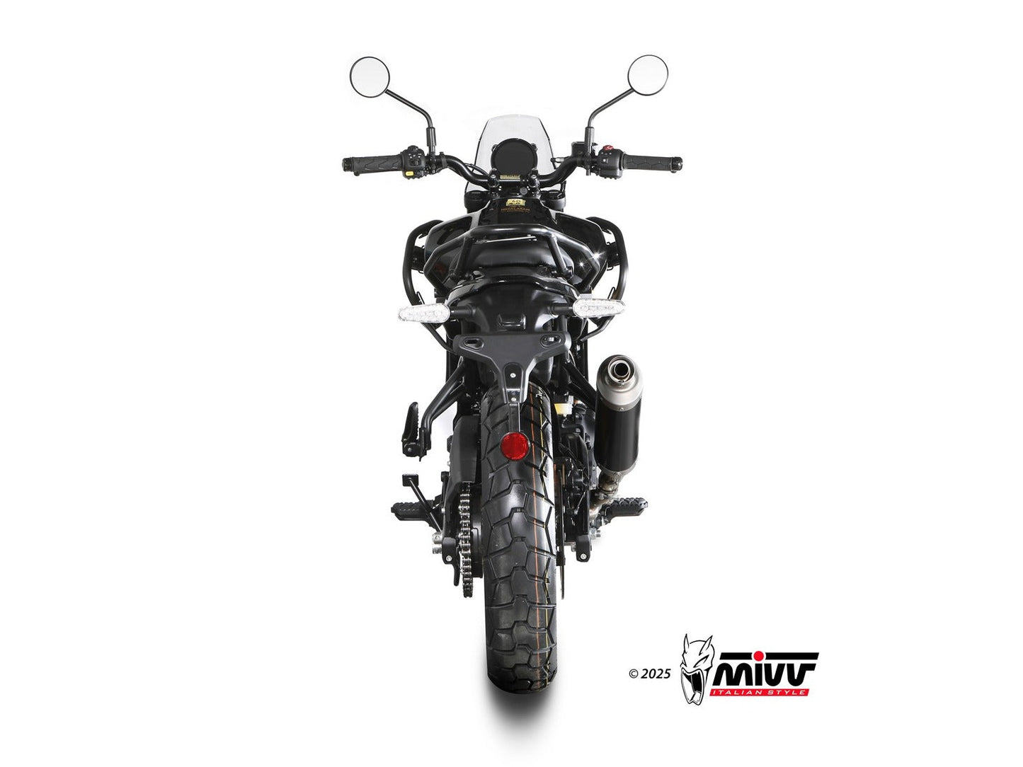 MIVV RE.006 ROYAL ENFIELD HIMALAYAN ( 2024+ ) Slip-on Exhaust "Dakar" (black; approved) – Accessories in the 2WheelsHero Motorcycle Aftermarket Accessories and Parts Online Shop