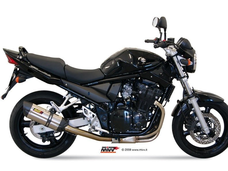 MIVV S.017 SUZUKI GSF 650 Bandit ( 2005 - 06 ) Slip-on Exhaust "Suono" (stainless steel; approved) – Accessories in the 2WheelsHero Motorcycle Aftermarket Accessories and Parts Online Shop