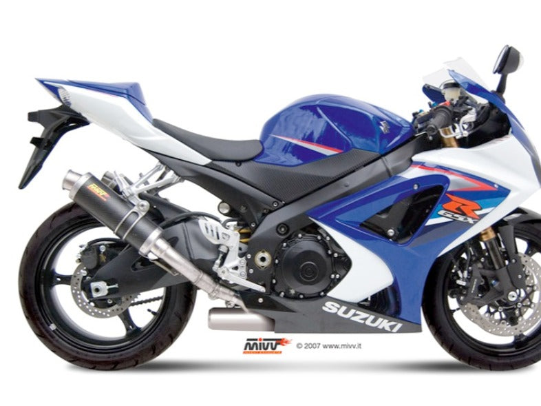 MIVV S.028 SUZUKI GSX-R 1000 ( 2007 - 08 ) Dual Slip-on Exhaust "GP" (carbon; approved) – Accessories in the 2WheelsHero Motorcycle Aftermarket Accessories and Parts Online Shop