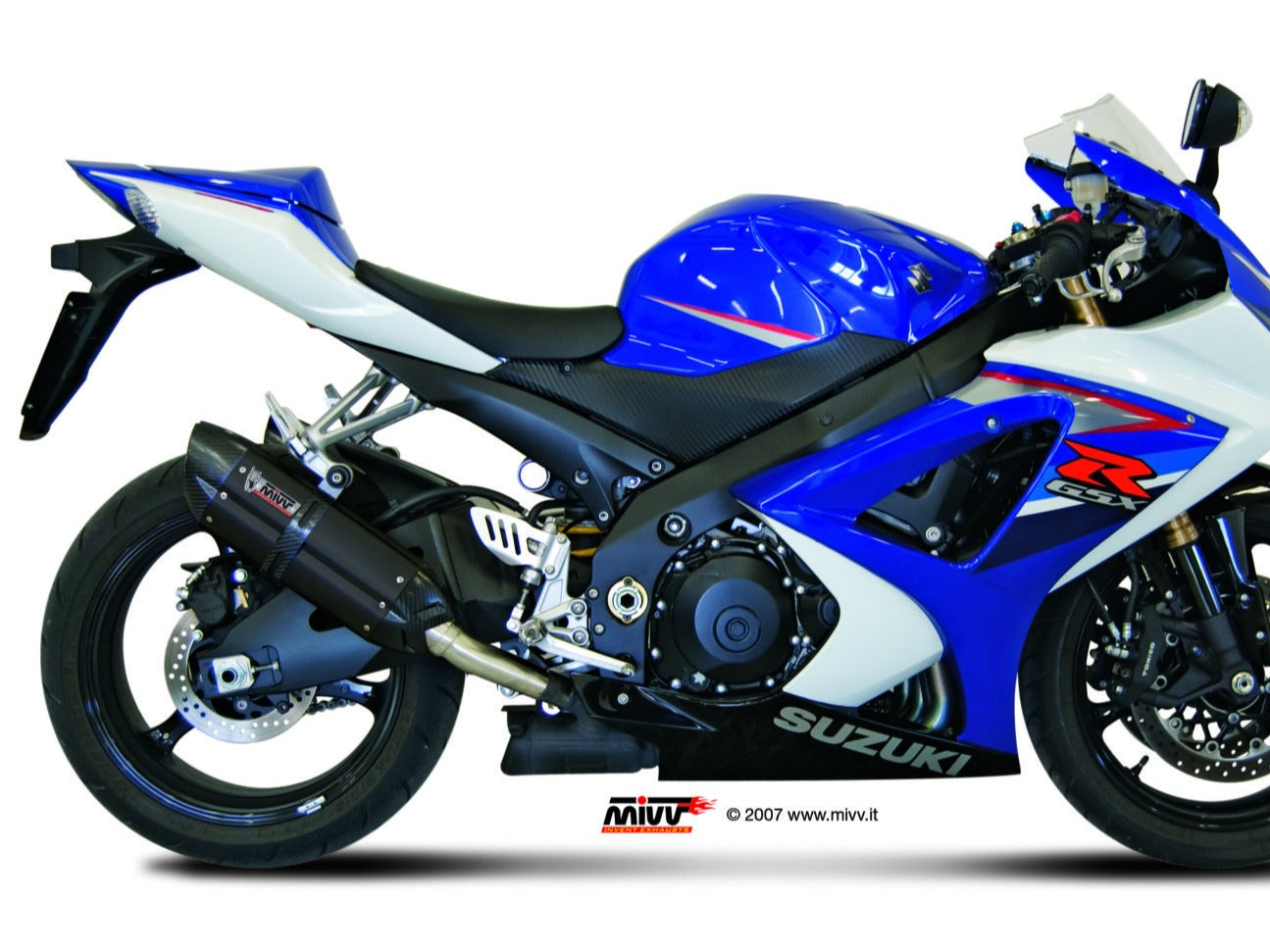 MIVV S.028 SUZUKI GSX-R 1000 ( 2007 - 08 ) Dual Slip-on Exhaust "Suono" (black; approved) – Accessories in the 2WheelsHero Motorcycle Aftermarket Accessories and Parts Online Shop
